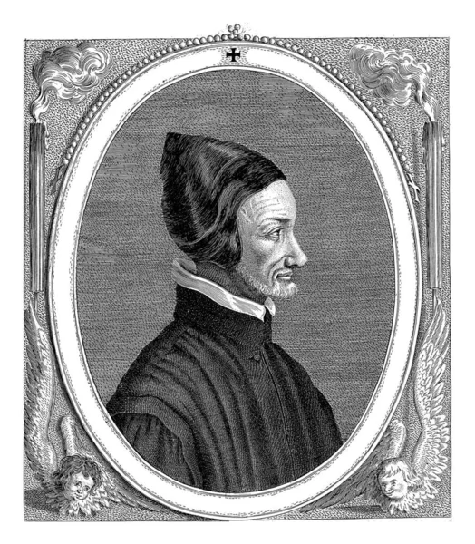 Porträtt Adelbertus Gerbrandsz Eggius Jan Van Velde 1610 1641 Porträtt — Stockfoto