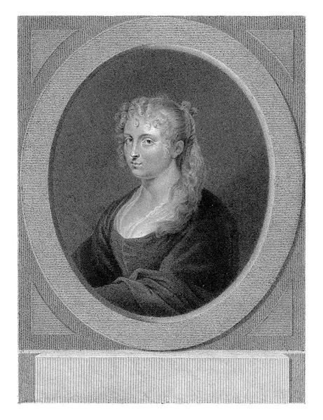 Porträtt Konstnären Peter Paul Rubens Första Hustru Isabella Brant Oval — Stockfoto