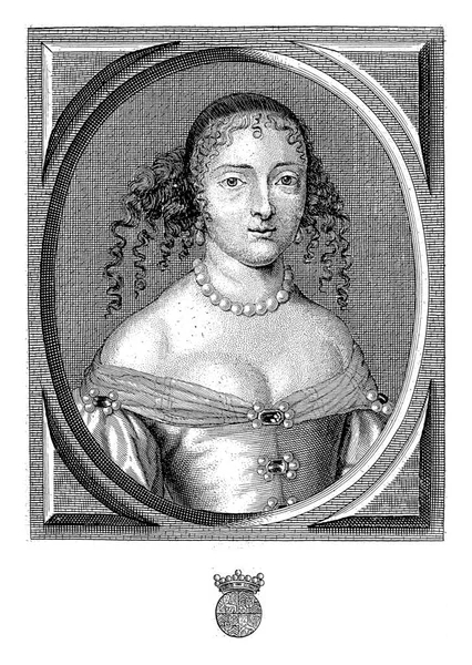 Portrét Florentine Margarethe Van Renesse Van Elderen Hraběnka Van Grimbergen — Stock fotografie