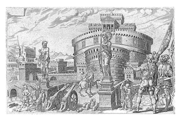 Het Beleg Van Castel Sant Angelo Rome 1527 Clemens Vii — Stockfoto