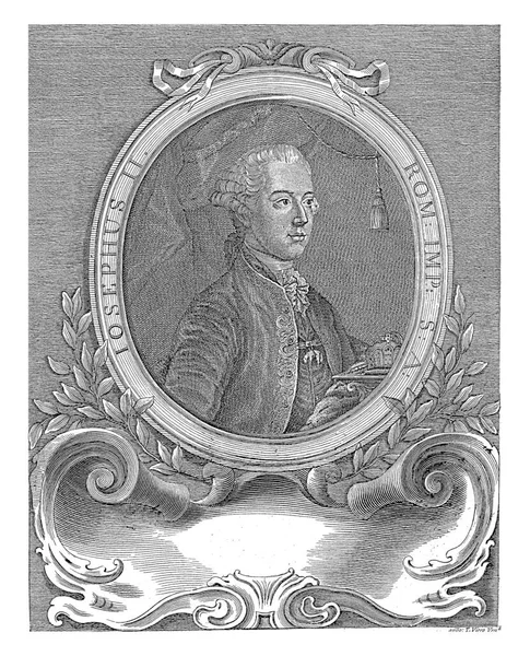 约瑟夫二世的肖像 Teodoro Viero 1750 1819年 — 图库照片