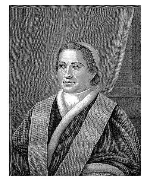 Portrait Pope Pius Friedrich August Brckner 1854 — Stock Photo, Image