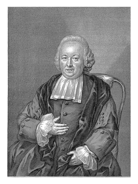 Frederik Adolph Van Der Marck坐在椅子上的膝盖骨 — 图库照片