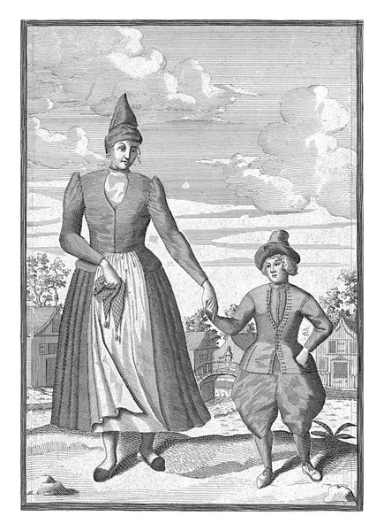 Boerenvrouw Uit Molkwerum Pieter Van Den Berge 1669 Voor 1689 — Stockfoto