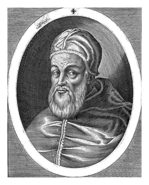 Portrét Papeže Lea Dominika Custose Roce 1605 Nebo Později Roce — Stock fotografie