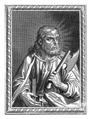 H. Mattias, Pierre Landry (muhtemelen), Pierre Landry, 1640 - 1701, eski oyma..