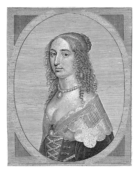 Retrato Isabel Boémia Filha Frederico Rei Boémia Apelidado Rei Inverno — Fotografia de Stock