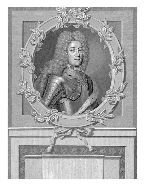 イギリス王ジョージ2世の肖像 グレースのフィリップ 1727年 1732年イギリス王ハノーファーのジョージ2世アウグスト — ストック写真
