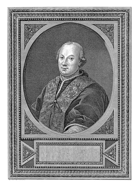Retrato Del Papa Pío Carlo Antonini 1795 1805 — Foto de Stock