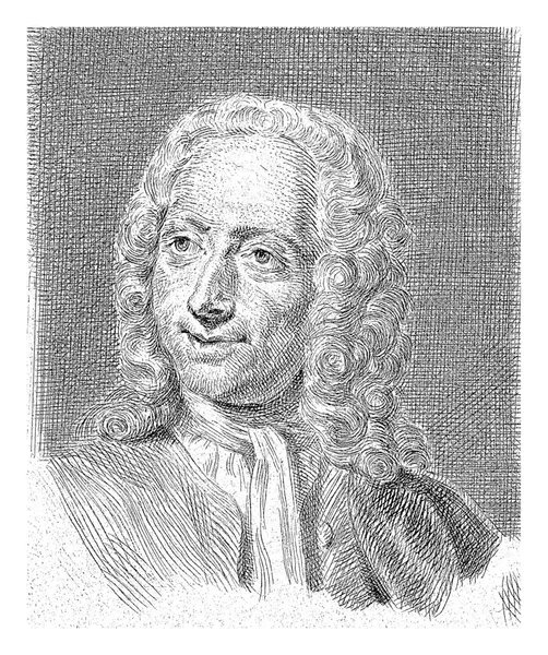 Porträtt Amsterdams Juvelerare Etsare Tecknare Och Målare Isaac Walraven — Stockfoto