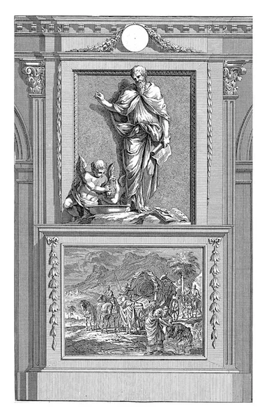 Apostoł Filip Jan Luyken Janie Goeree 1698 Apostoł Filip Czyni — Zdjęcie stockowe