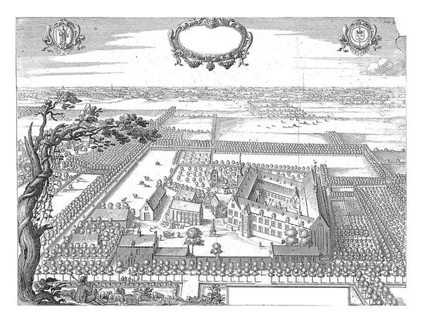 Приори Корсендонк Турнхауте Лукас Фестерман После Жака Ван Хемсворта 1671 — стоковое фото