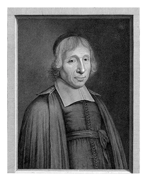Ritratto Del Sacerdote Louis Isaac Lemaistre Sacy Pieter Van Schuppen — Foto Stock