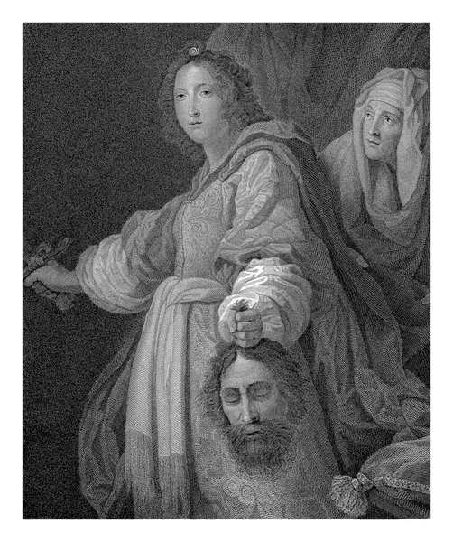Judith Med Lederen Holofernes Lambertus Antonius Claessens Efter Cristofano Allori - Stock-foto
