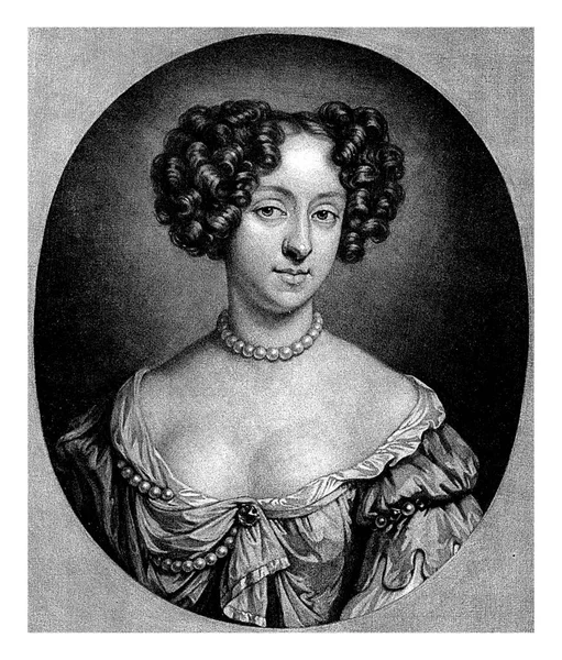 スコットモンマス公爵夫人首に真珠のネックレス — ストック写真