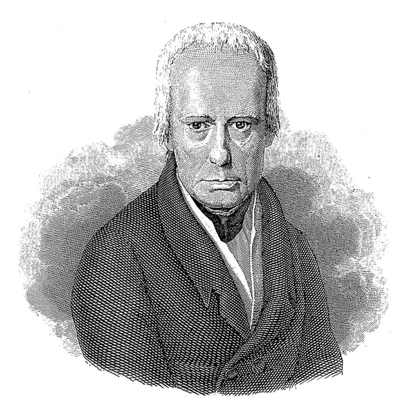 프란치스코 요제프 카렐의 초상화 헤르만 피네스 1805 1844 — 스톡 사진