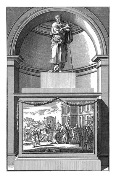 Apostoł Jakub Większy Jan Luyken Janie Goeree 1698 Apostoł Jakub — Zdjęcie stockowe