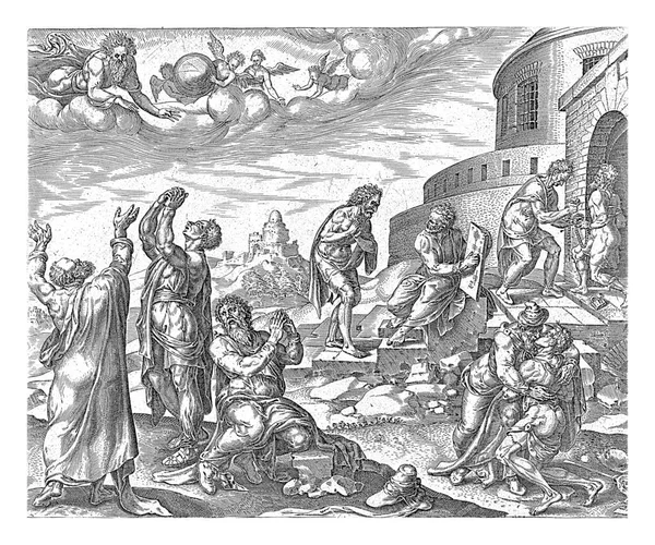 Borçlarımızı Affet Johannes Wierix Maarten Van Heemskerck Ten Sonra 1569 — Stok fotoğraf