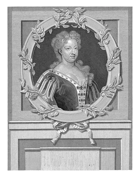 Portrait Caroline Anspach Reine Grande Bretagne Philippe Grâce 1727 1732 — Photo