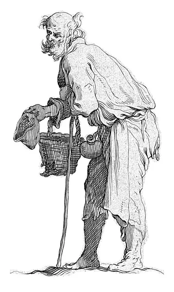 Старый Нищий Фредерик Блумерт Честь Авраама Блумера После 1635 1669 — стоковое фото