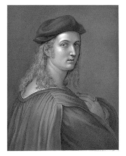Portrait Banker Bindo Altoviti Raphael Morghen Raphael 1768 1833 Vintage — Stock Photo, Image