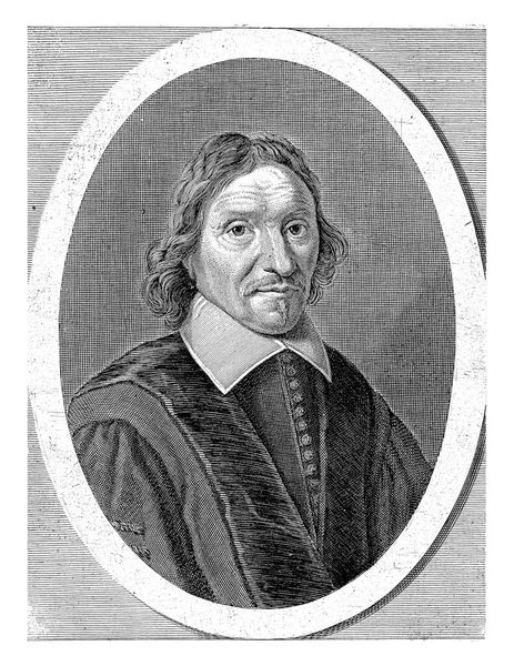 Portrait Samuel Maresius Theologian Groningen — Stock Photo, Image