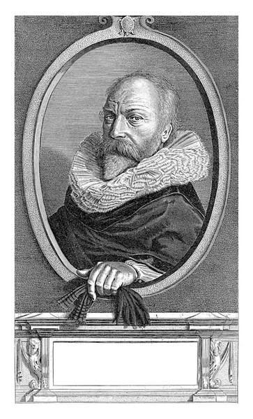 Portret Van Petrus Scriverius Jan Van Velde Naar Frans Hals — Stockfoto