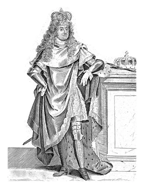Фридрих Король Пруссии Фридрих Iii Курфюрст Бранденбурга Курфюрстом Бранденбурга 1688 — стоковое фото