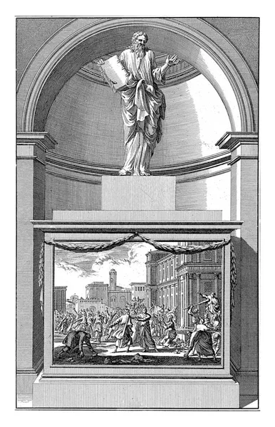 Apostoł Jakub Mniej Jan Luyken Jan Goeree 1698 Apostoł Jakub — Zdjęcie stockowe