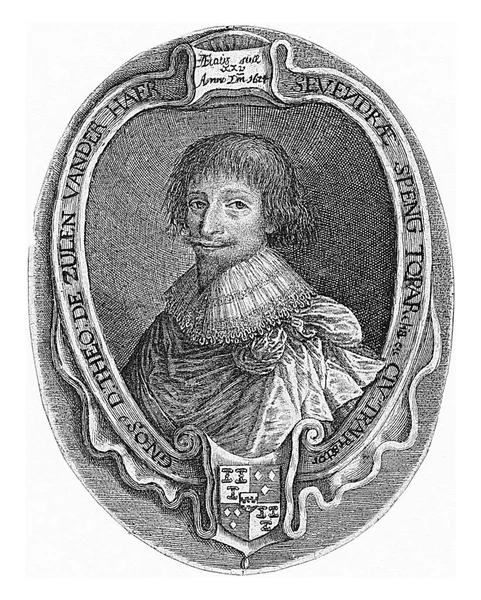 Portret Van Theodoor Van Zuylen Heer Van Haer Zevender Jaar — Stockfoto