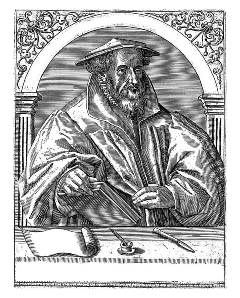 Retrato Rudolf Gwalther Robert Boissard 1597 1599 — Fotografia de Stock