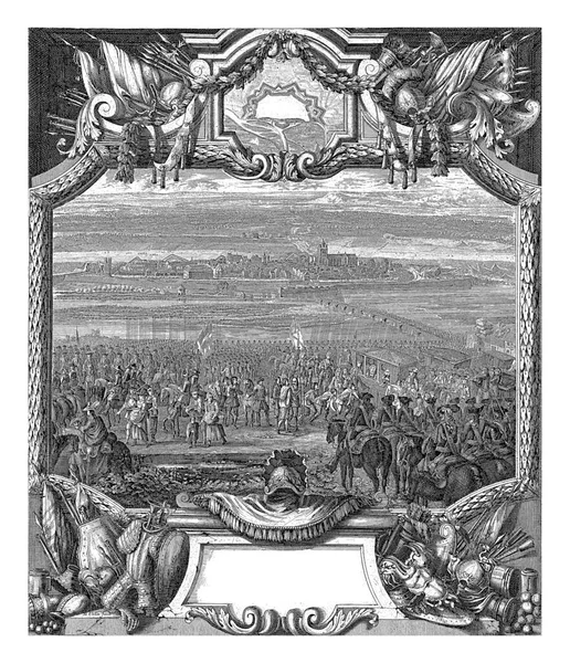 Взятие Города Доле Французскими Войсками 1674 Год Ричард Коллин 1674 — стоковое фото