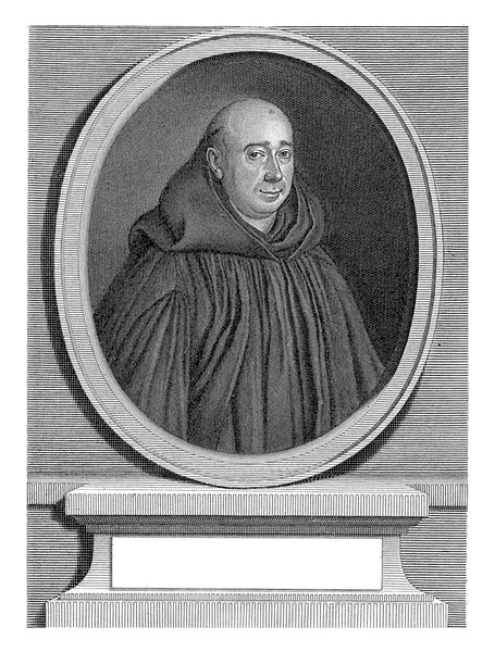 Augustin Calmet Teológus Portréja Nicolas Pitau Fontaine Után 1716 — Stock Fotó