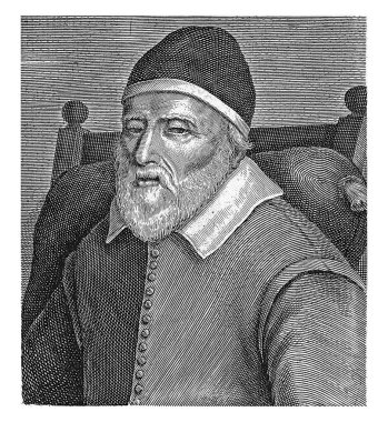 Çok yaşlı Thomas Parr 'ın 152 yaşındaki portresi, başlıktaki yazıya göre.