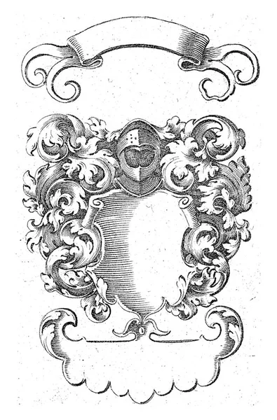 Opposite copy of the coat of arms, blank.