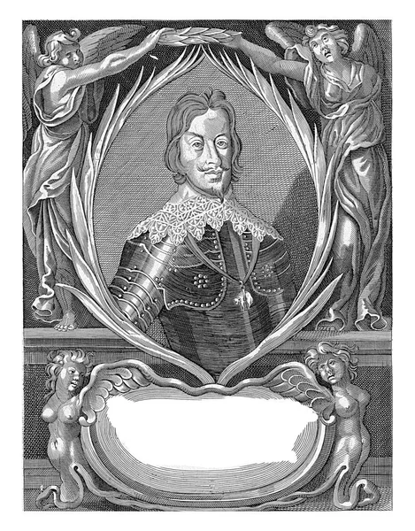 ドイツ皇帝フェルディナンド3世の肖像26歳 胸にリボンに黄金のフリースの騎士団の記章 — ストック写真