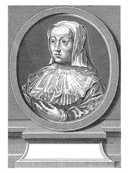 奥地利玛格丽特的肖像 米歇尔 奥伯特 不知名 1755年 — 图库照片