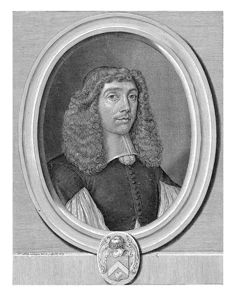 Ritratto Pierre Monnerot Nicolas Plattemontagne 1659 — Foto Stock