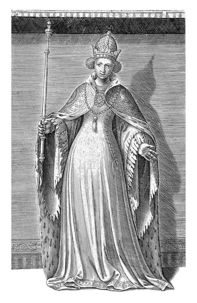 Margherita Baviera Contessa Hainaut Olanda Zelanda Imperatrice Del Sacro Romano — Foto Stock