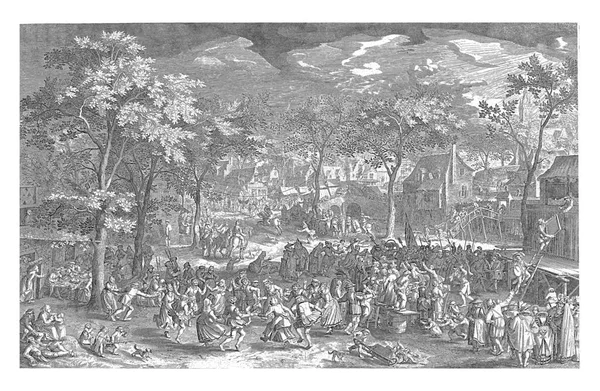 Vesnický Veletrh Kolem 1610 Willem Isaacsz Van Swanenburg Davidu Vinckboonsovi — Stock fotografie