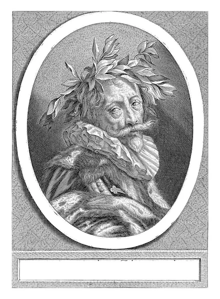 Προσωπογραφία Του Giovanni Baspista Marini Pieter Jode Κατά Simon Vouet — Φωτογραφία Αρχείου