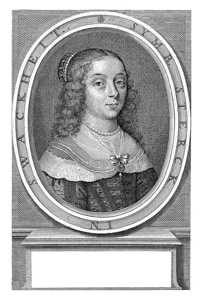 Porträt Von Margarita Schotanus Jahre Alt Pieter Philippe 1635 1702 — Stockfoto