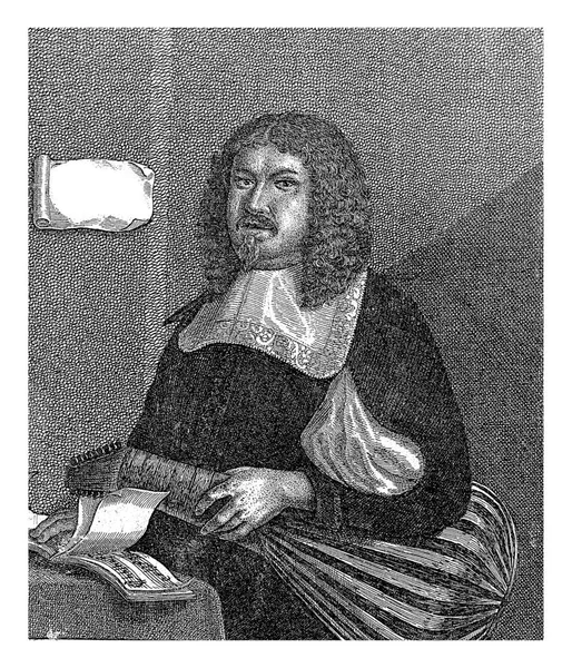 Retrato Johann Welter Compositor Nuremberga — Fotografia de Stock