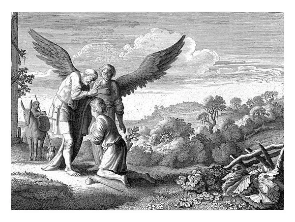 바이어스 토브릿의 축복을 반데벨 1603 1641 비트가 라파엘 여행을 떠나기 — 스톡 사진