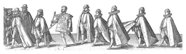 Похоронній Процесії Вільгельма Оранського Делфт Серпня 1584 — стокове фото