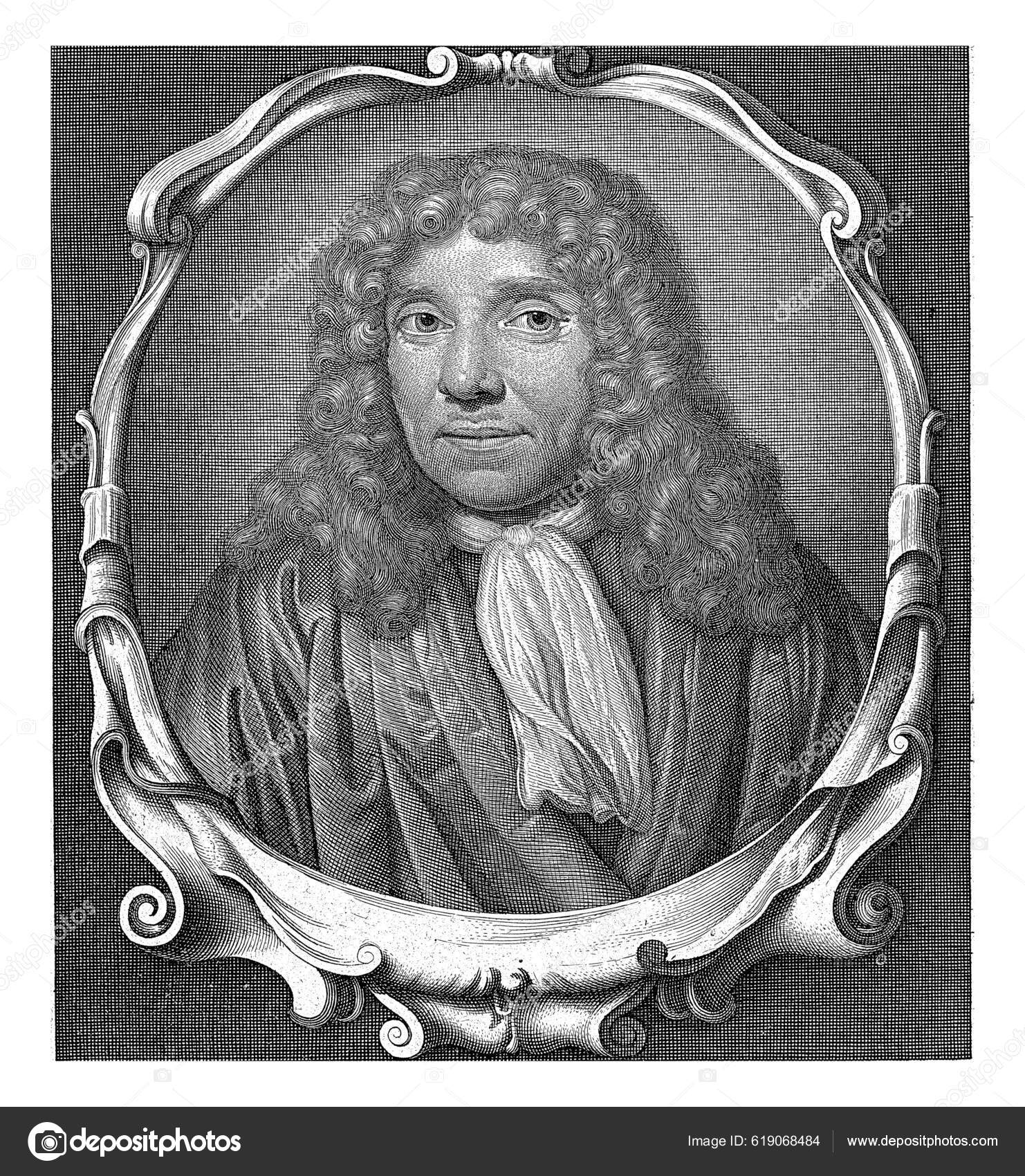 Portrait Antonie Van Leeuwenhoek Abraham Blois Jan Verkolje 1679 1717