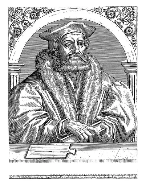 Portret Van Wolfgang Musculus Robert Boissard 1597 1599 — Stockfoto