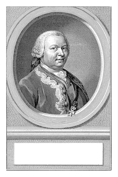Portrét Lodewijka Ernsta Vévody Brunswicku Wolfenbttelu Jacoba Houbrakena Podle Jeana — Stock fotografie