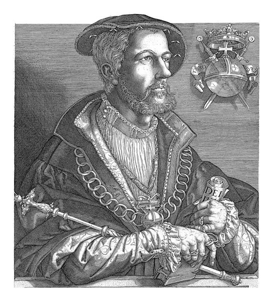 Portrait Jan Beukelszoon Van Leiden Leader Self Proclaimed King Anabaptists — Stock Photo, Image