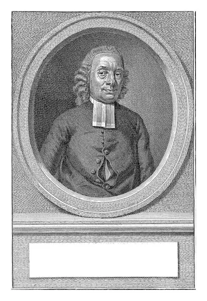Half Length Portrait Ahasverus Van Den Berg Oval Medallion Portrait — Stock Photo, Image